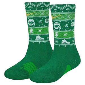 Nike Holiday Elite Crew Socks Unisex Green Size Large NWT
